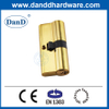 النحاس المصقول BS EN1303 Solid Brass Lock Cylinders-DDLC003-70MM-PB