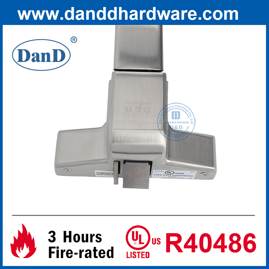 أجهزة خروج النار من الفولاذ المقاوم للصدأ UL مدرج حافة الحافة الحافة الجهاز ddpd003