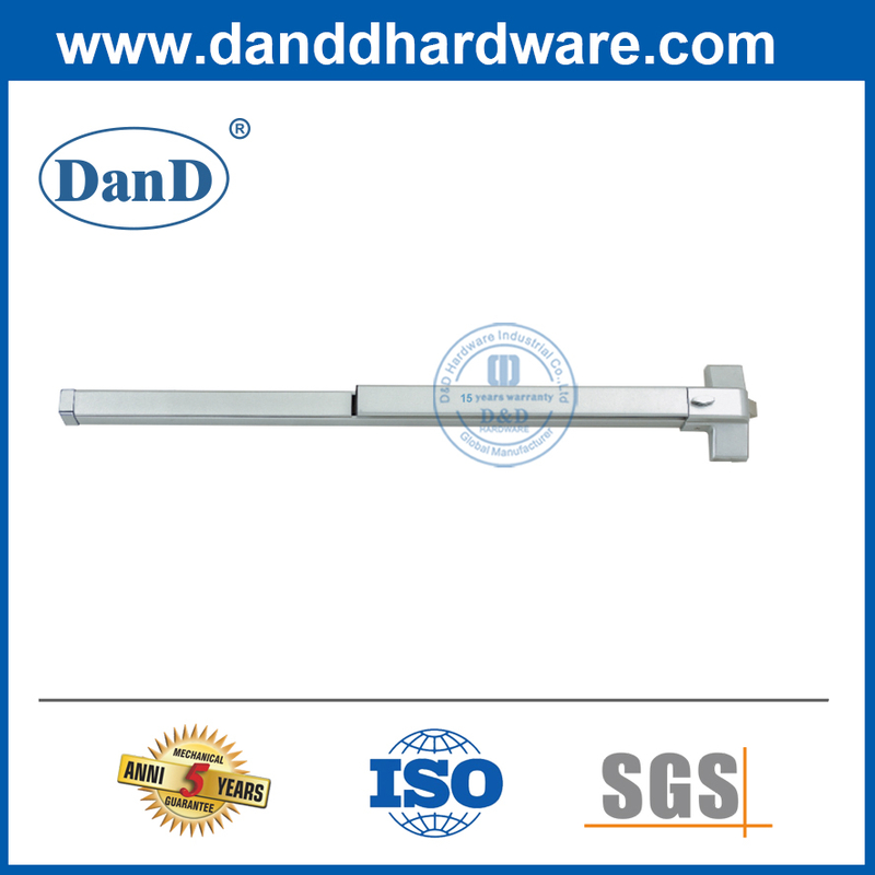 جهاز Panic Bar Door Hardware Exit Devicing Device Steel Material Panic Bar Dogging-DDPD007