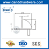 سدادة الباب الأمامي سدادة الزنك سدادة المعادن في الساتان Chrome-DDDS004
