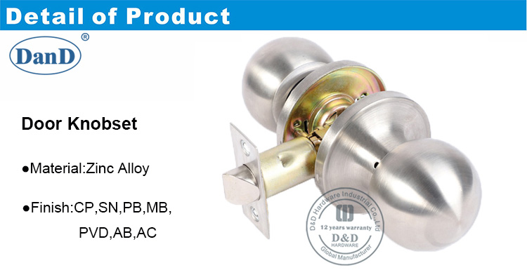 DEDBOLT Standard Deadbolt-DDLK035-D و D الأجهزة