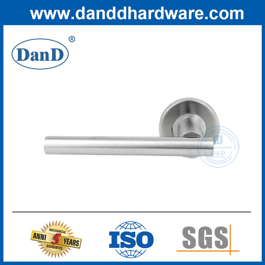 مقابض الباب الخشبية الخارجي الحديثة مقابض باب فضية مقاوم للصدأ المقاوم المقاوم للصدأ-DDTH040