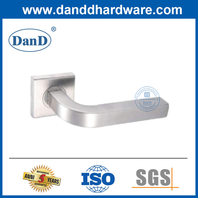 يعالج الباب الداخلي نوعية جيدة من الفولاذ المقاوم للصدأ مقابض الباب الحديثة DDTH044