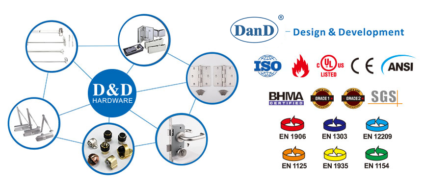 أجهزة الأبواب ذات تصنيف الحرائق