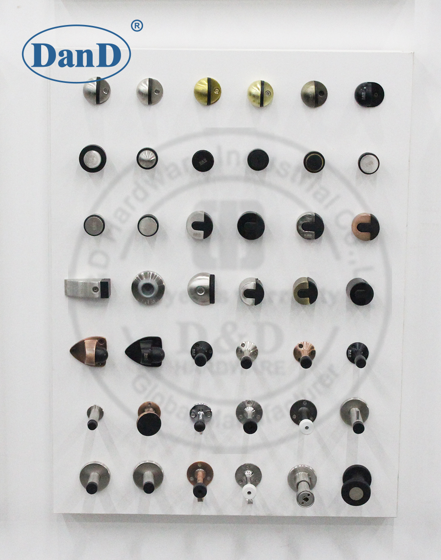 سدادة الباب الأسود زبون الزنك سبيكة الفولاذ المقاوم للصدأ توقف للأبواب DDDS054