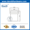 الأمن الفولاذ المقاوم للصدأ الباب سدادة ماتي أسود DDDS011