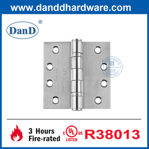 مفصلات الباب الفضي ul مدرج الكرة مفصلات للأبواب DDSS001-FR-4X4X3.4