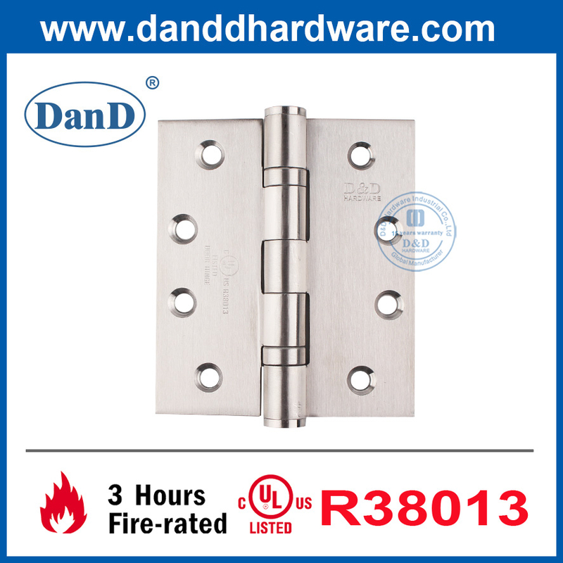 UL المدرجة في القائمة مفصلية الباب الداخلي الفولاذ المقاوم للصدأ للفندق DDSS001-FR-4X3.5x3