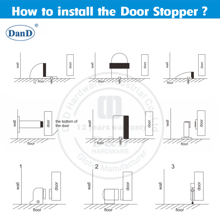أجهزة الباب المغناطيسي للصف التجاري وأجهزة D
