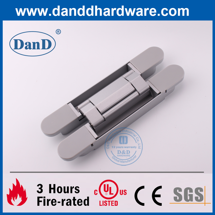 سبيكة الزنك الثقيلة ثلاثية الأبعاد غير مرئية مفصلات الباب الخارجي DDCH008-G120