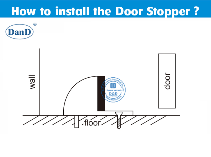 نصف قمر القمر مثبت على الباب توقف و D الأجهزة D