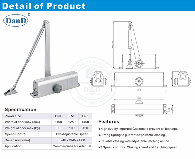 الباب الثقيلة أقرب داء و D الأجهزة