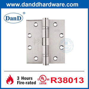 UL المدرجة SS316 FIRE مقدرة الباب الأمامي مقدرة للبناء التجاري DDSS002-FR-4.5x4x3