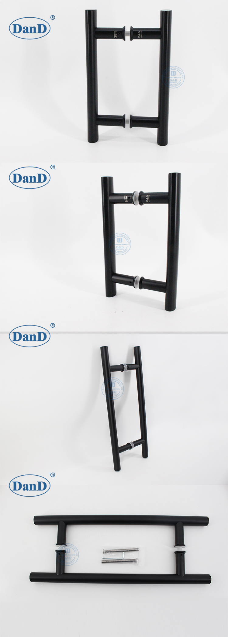 مقبض الباب الزجاجي