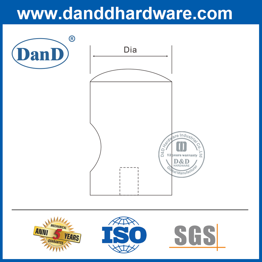 درج الفولاذ المقاوم للصدأ الحديثة KNOOB-DDFH007