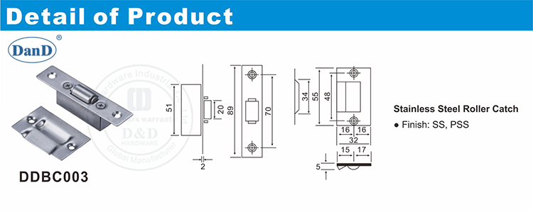 الربيع الباب الأسطوانة الصيد من أجل الباب الداخلي D و D الأجهزة