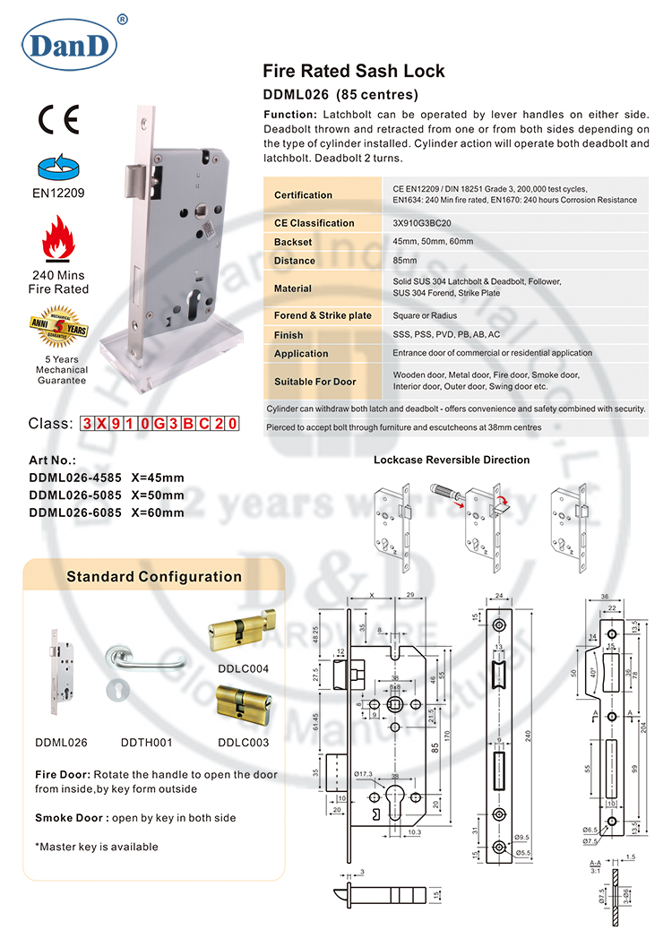 معظم أجهزة قفل الأمن و D