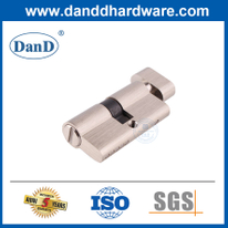 أسطوانات قفل نيكل ساتين 60 مم لحمام حمام الباب ddlc007-60mm-sn