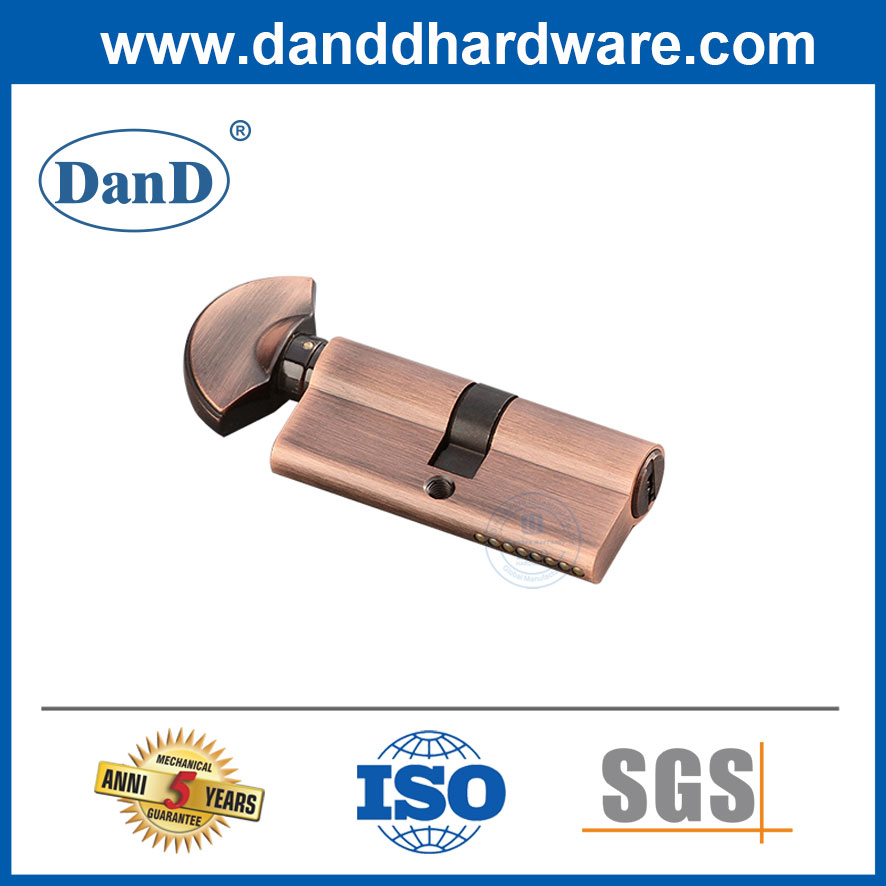 Euro Brass Core Durise Set Set Pin Cylinder مع Thumbturn-DDLC005