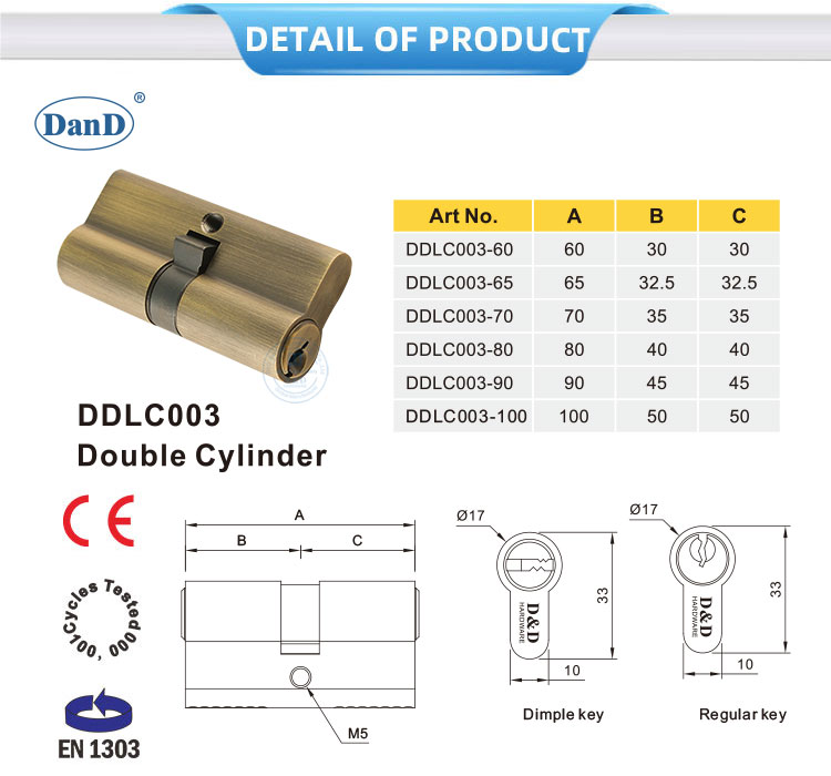 اسطوانة قفل النحاس العتيقة