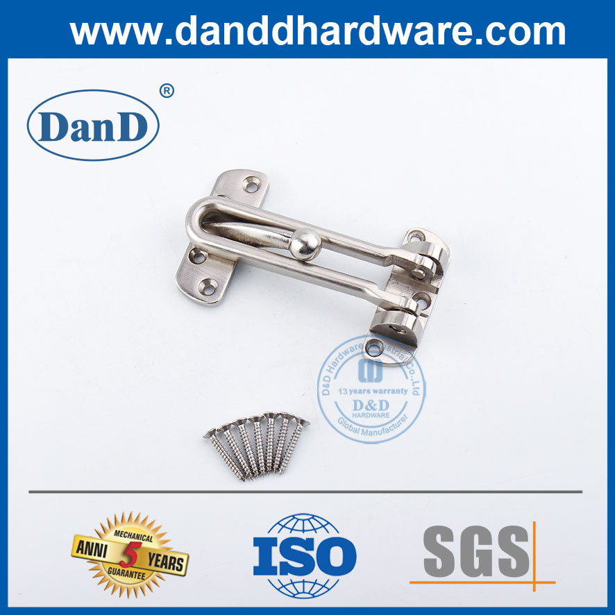 ساتان النيكل المعدني حارس الزنك الزنك حرس الأبواب للمنزل DDDG001