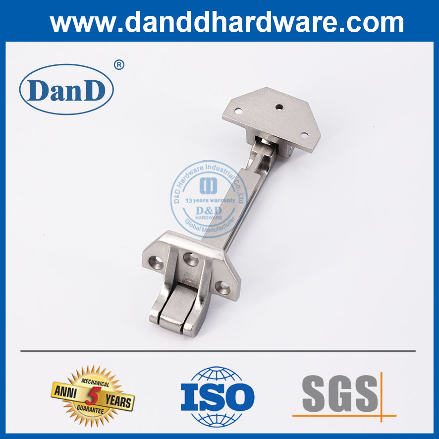 ساتان النيكل حارس حارس القفل الزنك سبيكة المعادن حراس الأبواب-DDDG009