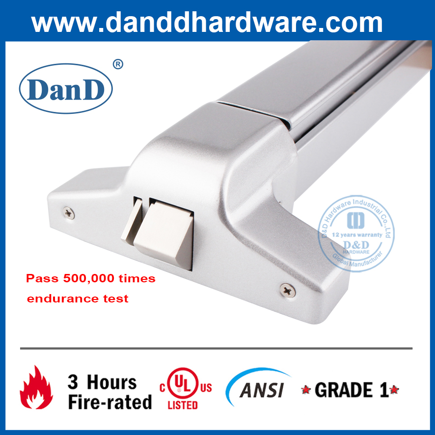 UL ANSI فولاذ مقاوم للصدأ الخروج من أجهزة الذعر الذعر الجهاز DDPD005