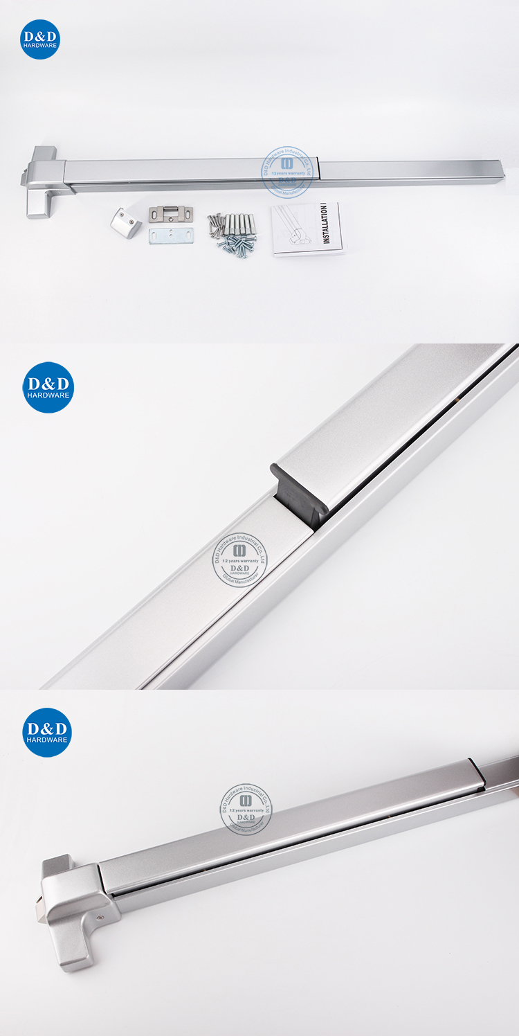 الأبواب مع أشرطة الذعر