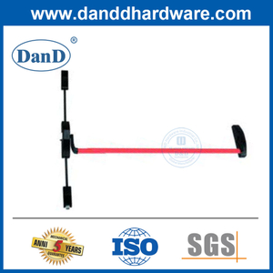 جهاز الخروج التجاري Bar Bar Steel Red Black Outside Exit Device-DDPD036