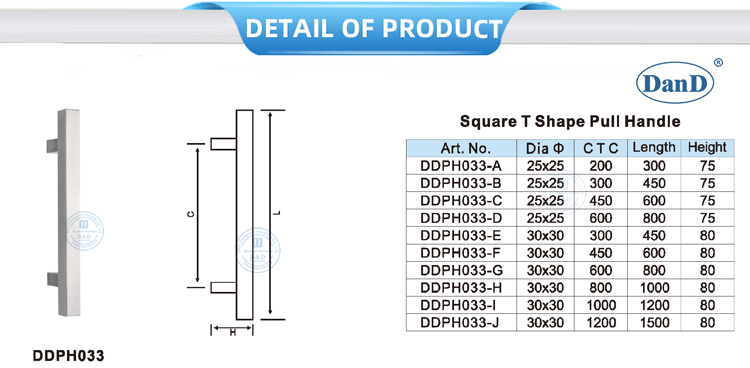 أنواع مقبض الباب الزجاجي 
