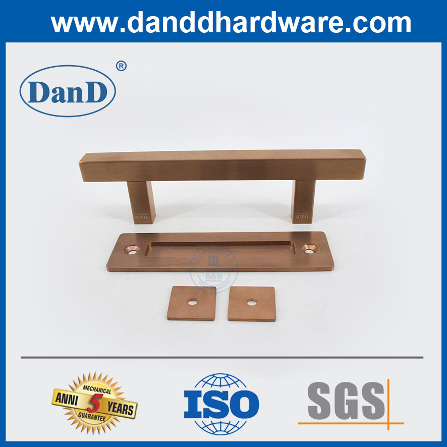 مخفي الذهب الذهب الفولاذ المقاوم للصدأ للباب حظيرة الحظ