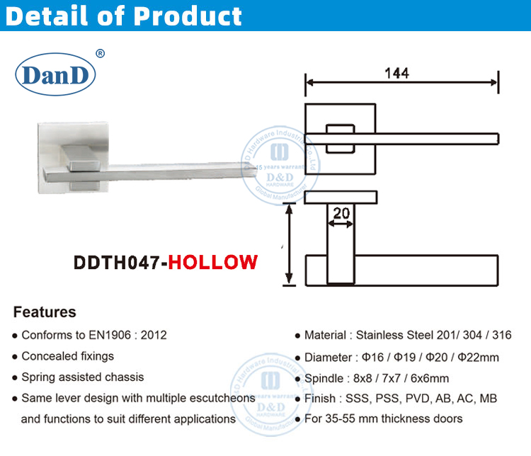 مقابض الباب الخارجي الفضي