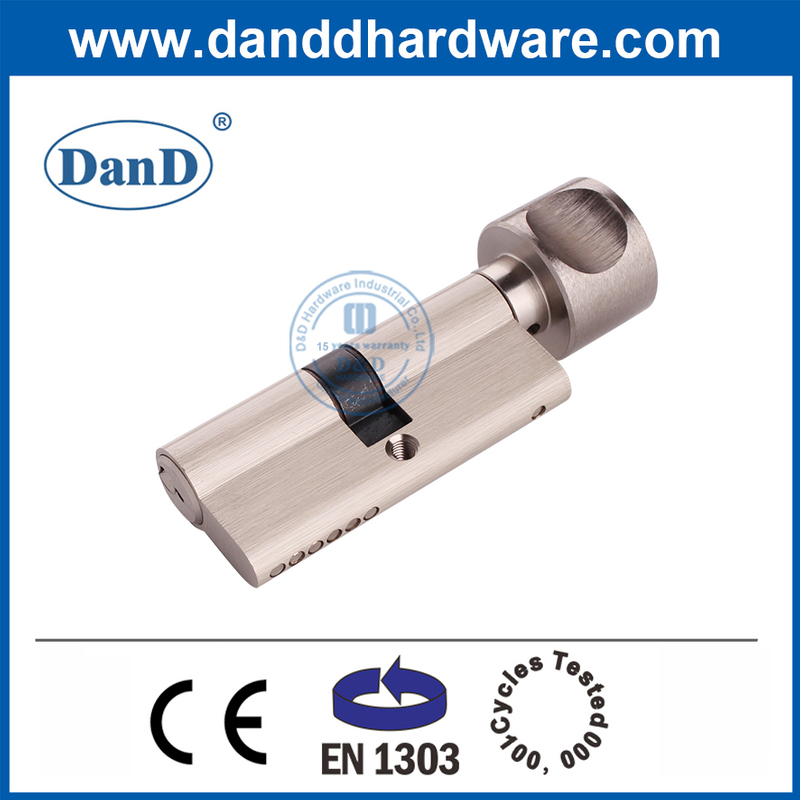 EN1303 EURO Profile Profile Lock Lock Cylinder Solid Brass Door Lock Cylinder- DDLC001-70MM-SN