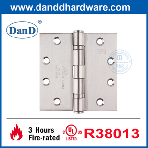 UL مدرج حريق الباب المقاوم المقاوم للصدأ مفصلات داخل الباب مفصلات DDSS002-FR-4.5x4.5x3