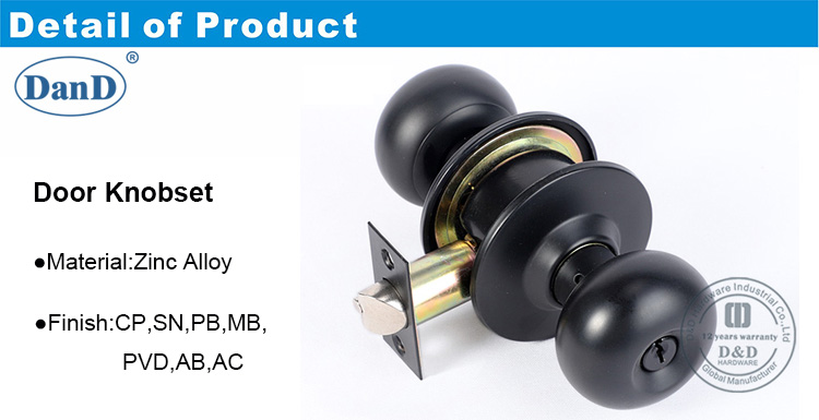 أسود الباب Lockset-DDLK068-D و D الأجهزة