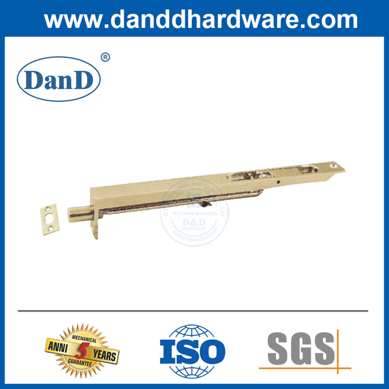 قفل الترباس الباب العالي في النحاس من خشب الباب-DDDB003