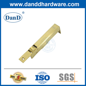 SUS304 Gold Spring Sideways Automatic Door Bolt Lock للخروج العام Entry-DDDB023