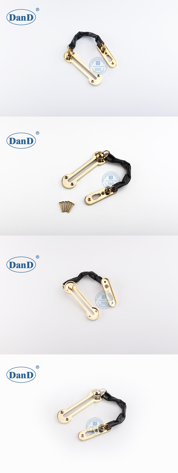 سلسلة أبواب نحاسية مصقولة