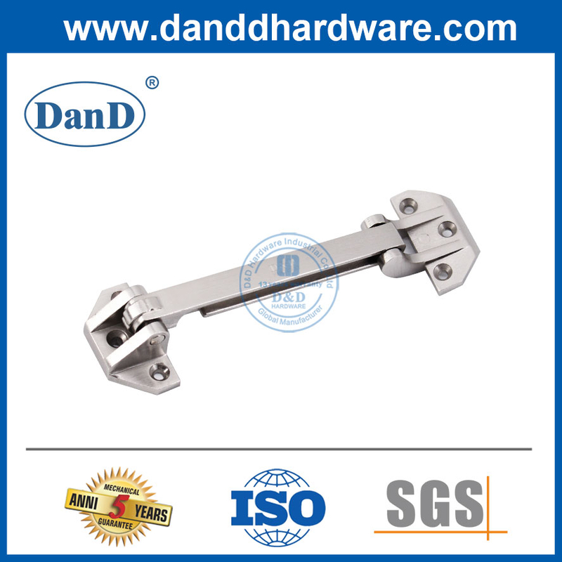 ساتان النيكل حارس حارس القفل الزنك سبيكة المعادن حراس الأبواب-DDDG009