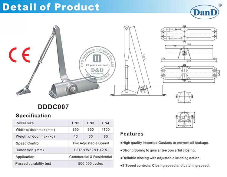 CE Automatic Door Carer-D و D Hatdware