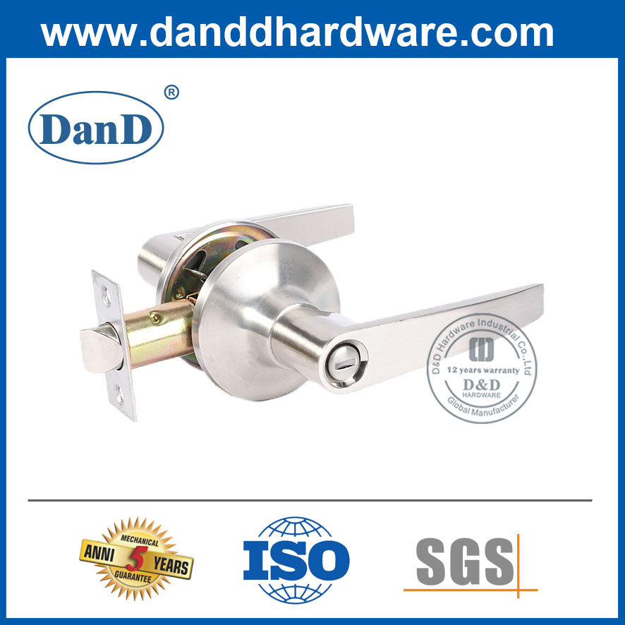 سبائك الزنك خصوصية الباب رافعة مقبض Lockset-DDLK013