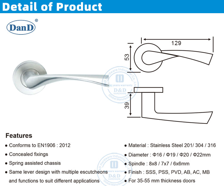 مقابض الباب الداخلي